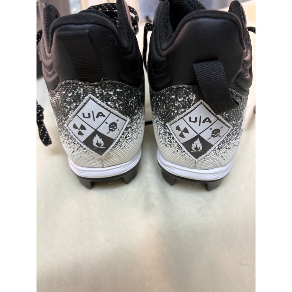 Under Armour Spotlight Fran RM 2.0 Football Cleat Men 13 Black White 3025083-001 - Picture 5 of 7